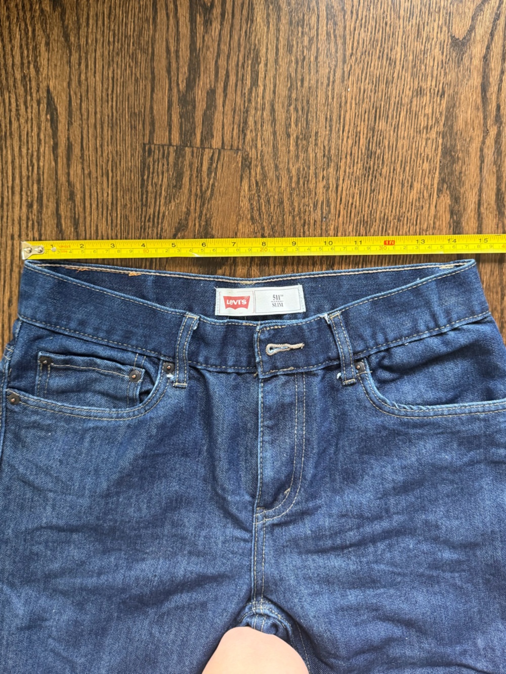 Levi's 511 Slim Men’s Dark Blue Denim Jeans - Picture 6 of 12